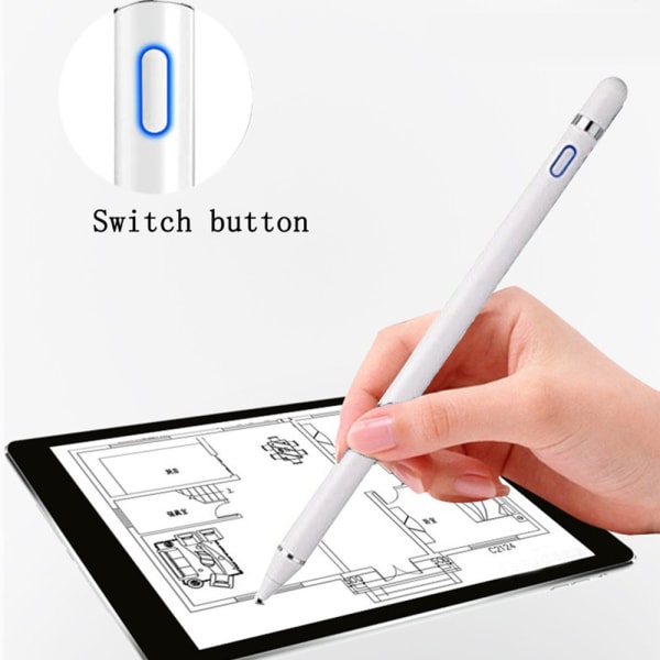 Stylus Pennor för pekskärmar, Penna Smart Digital Pens Fine Point Stylus Pen Kompatibel med iPhone iPad,Samsung/Android Smartphone Tablet Skriva