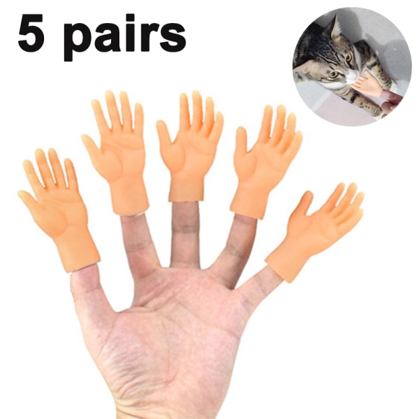 Accroutrements 10st Finger Hands Finger Puppets / 10st Finger Hands for Finger Hands | Fingerdockor i mjuk vinyl