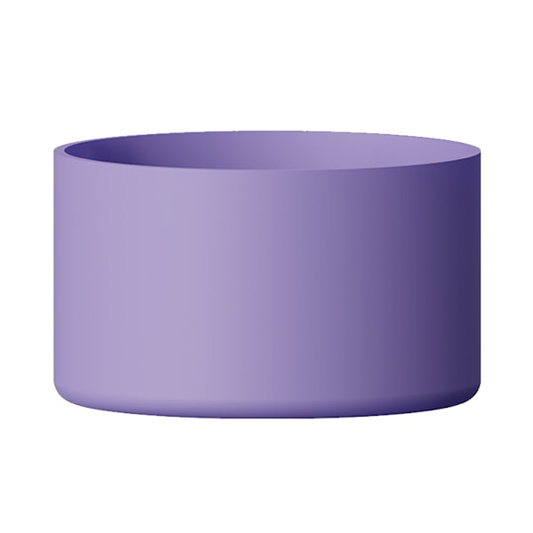 2 st Silikon Flaskskydd för 24oz Vattenflaskor, Halkfritt Skyddande Hölje Botten Stötfångare Tål Maskindisk Purple