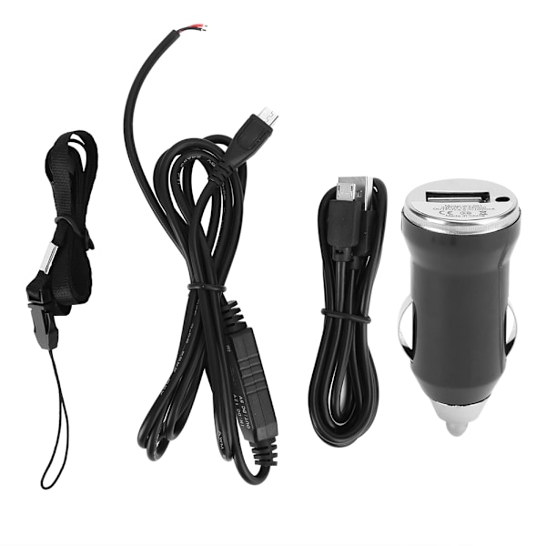 V8S GPS Positionering Inbrottslarm ABS Svart Mikropositionerare Mini Spårningslokaliserare Svart