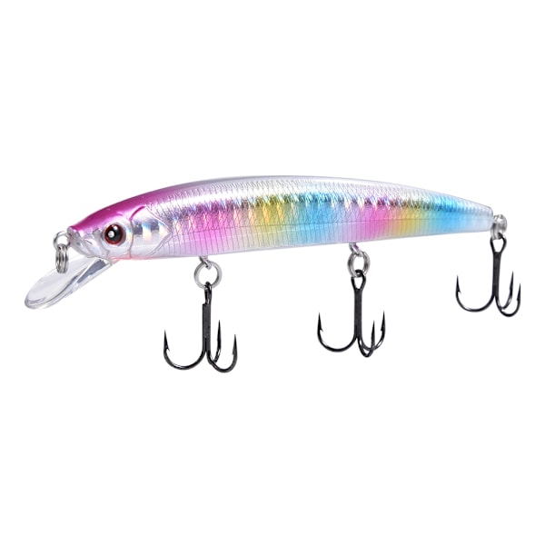 3D Ögon Livslik Konstgjord Krok Lockbete Leurre Bete Crankbait Fiskeredskap (Färgglatt)