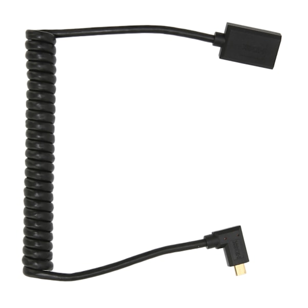 HD Multimedia Interface-kabel Micro till Hona UHD 8K 60Hz 4K 120Hz 48Gbps Spiral HD-videosladd för Kamera Surfplatta