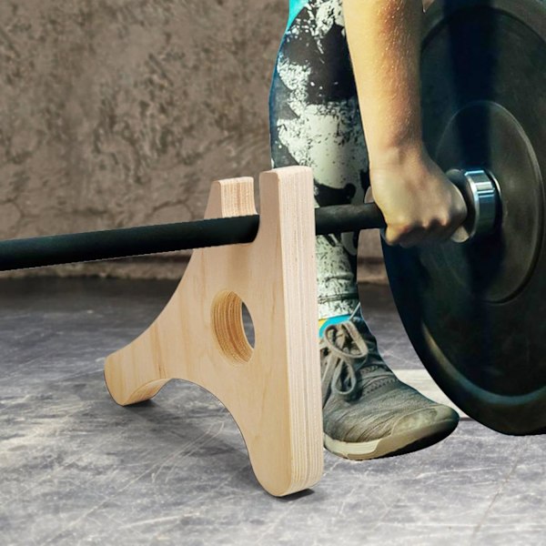 Trä Barbell Jack | Viktträningsutrustning för Knäböj och Marklyft