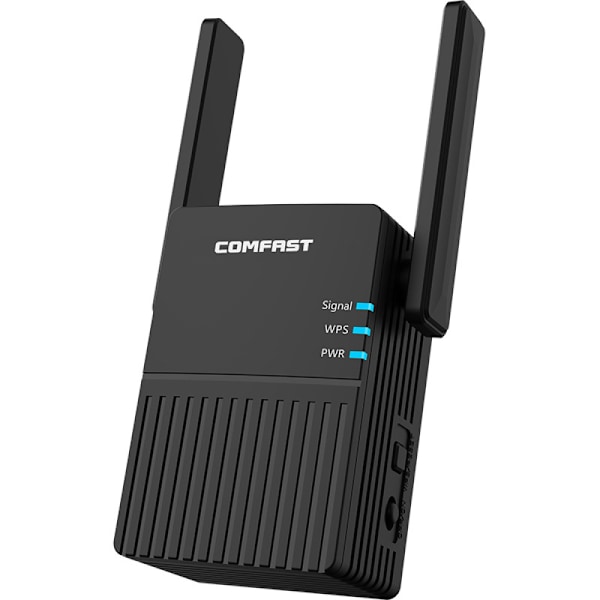 Revolutionerande WiFi-förlängare, dubbelband avancerad teknologi för bred täckning & hög hastighet, smart signalförstärkare med enkel installation & Gigabit Ethernet
