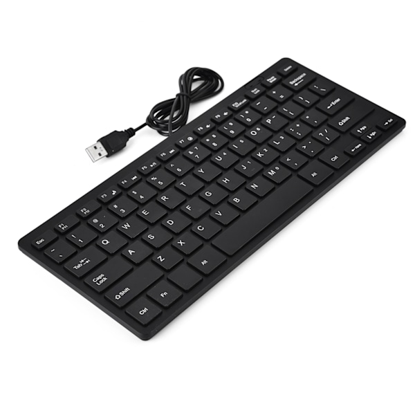 Trådlöst Bluetooth-tangentbord, Mini bärbart tangentbord med enkel växling mellan enheter, Slimmad design för bekväm skrivning och resor