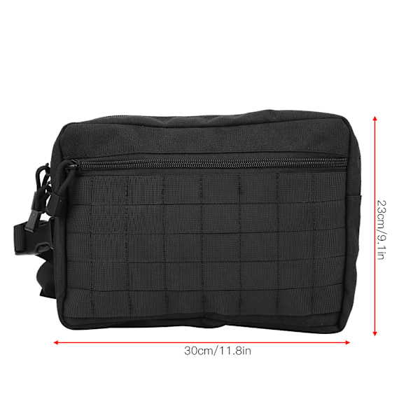Utility Chest Pack, Taktisk Molle EDC-väska för ryggsäckar och västar med mångsidig användning, lämplig för utomhusaktiviteter som resor, shopping och