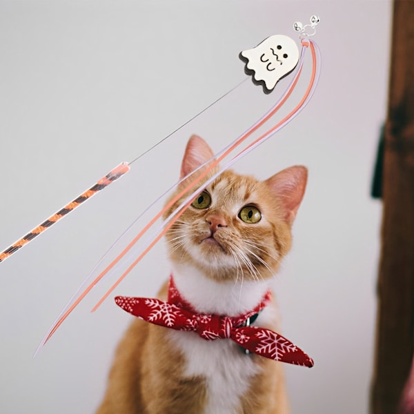 Kattvippa Kattleksaker Halloweenleksaker Multifunktionell Kattspöleksak Kattspö Vippor Hängen för Husdjur Dekorativa Vippor Leksak Style 2