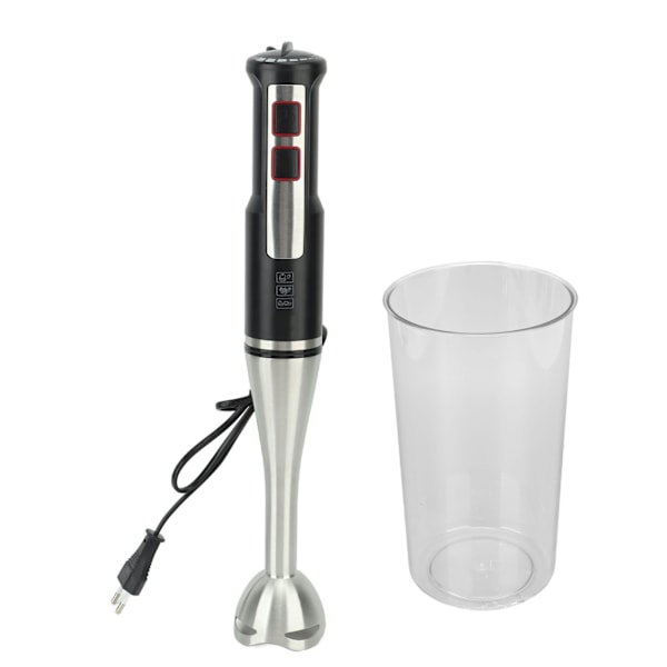 Stavmixer, rostfri mixer med unik klockform som förhindrar stänk, lågt sug för enkel hantering och perfekt kontroll