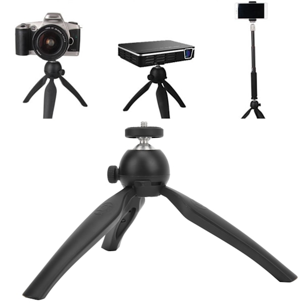 K7 Mini Portabelt Skrivbordsstativ för Mobiltelefon Livestreaming för Gopro Handhållet Stativ