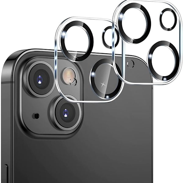 GLiving pansarfilm för iPhone 13, 3-pack kameraskydd, härdat glas,