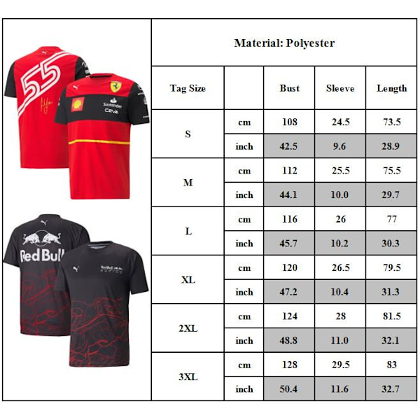 Oracle Red Bull Racing 2024 Officiellt Team Kortärmad Topp Herr F F 2XL F 2XL