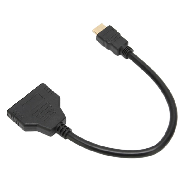HD Multimedia Interface Splitter 1 ingång till 2 utgångar Hane till Dubbel Hona HD Multimedia Interface Adapterkabel