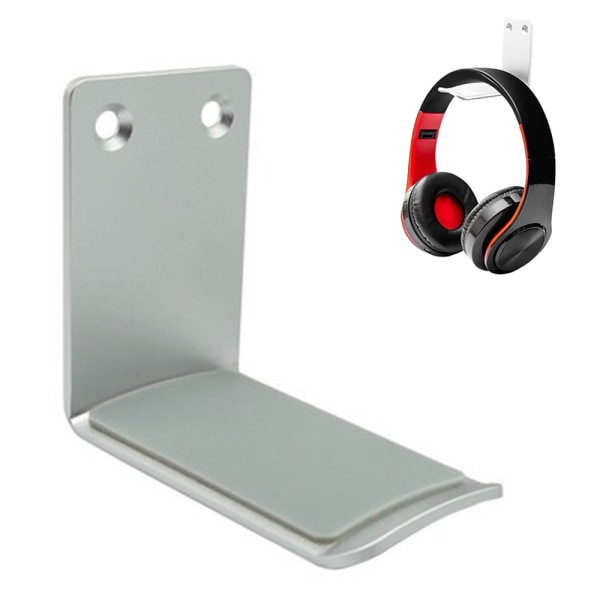 Hörlurar Headsethållare Krokfäste, livsstil under skrivbordet Platsbesparande hörlurshållare Hörlurshållare Display