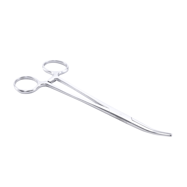 Hemostatiska tänger, miljövänlig precisionsprestanda rostfritt stål låsspärr för kliniska procedurer, tandade käftar som säkerställer greppsäkerhet