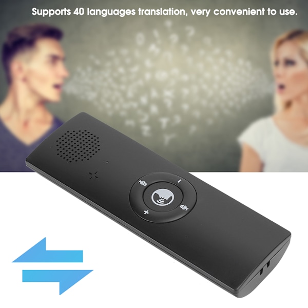 Bärbar Mini Trådlös Smart Röstöversättare Multi Språk Realtids Bluetooth Översättare