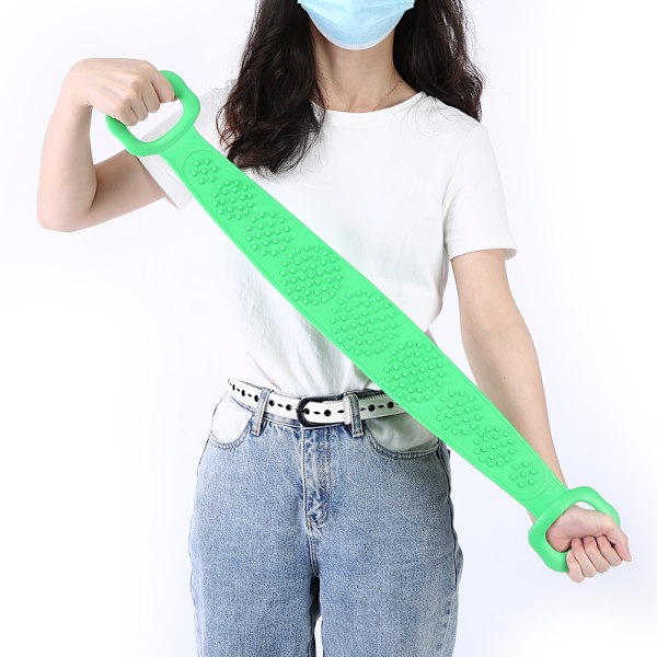 62,5 cm Bad Exfolierande Skrubbhandduk Unisex Dubbelsidig Ryggskrubb Badverktyg