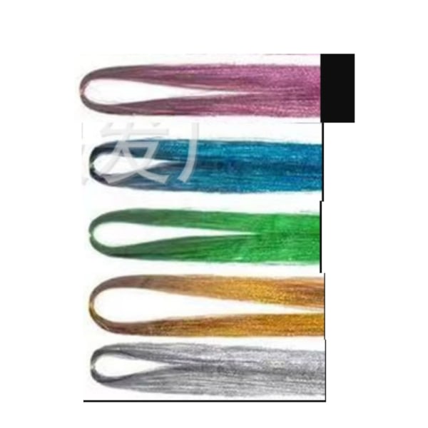 Hair Tinsel, Hair Tinsel Kit med verktyg, Tinsel Hair Extensions, 5 färger 1000 trådar Glitter Hair Tinsel Värmebeständigt Fairy Hair