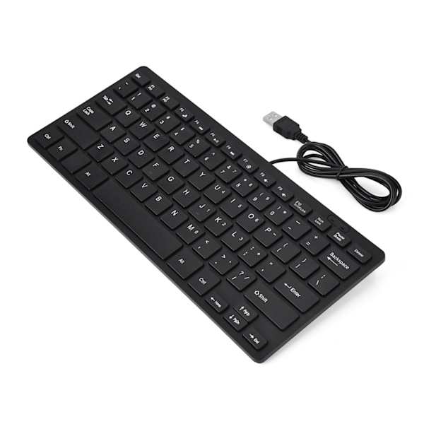 Trådlöst Bluetooth-tangentbord, Mini bärbart tangentbord med enkel växling mellan enheter, Slimmad design för bekväm skrivning och resor