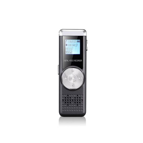 16 GB Digital röstinspelare diktafon MP3 ljudinspelare Ljudinspelare Digital röstinspelare diktafon Liten ljudinspelare diktafon med Playb