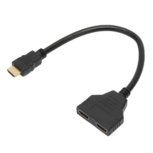 HD Multimedia Interface Splitter 1 ingång till 2 utgångar Hane till Dubbel Hona HD Multimedia Interface Adapterkabel