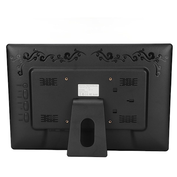 15 tums WiFi Smart Digital Fotoram Väggmonterad LED-skärm Stor Digital Bildram 100‑240V