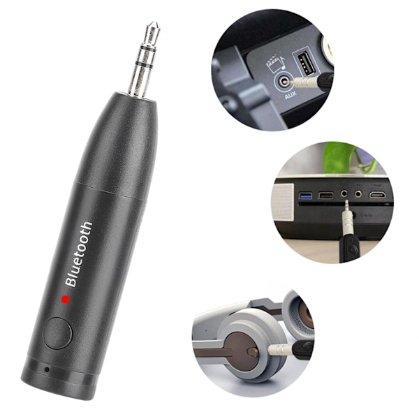 Uppgradera Ditt Gamla Stereosystem Enkelt, 3,5 mm Bluetooth Aux-Adapter För Sömlös Trådlös Streaming, Justerbar För Optimal Passform