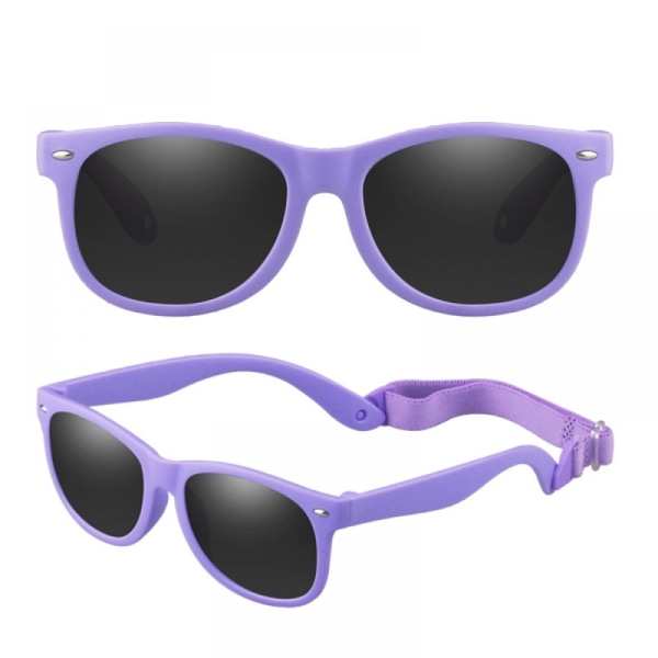 Baby Kinder Polarisierte Sonnenbrille UV400 Schutz Silikon Rahmen mit Sonnenbrille für Baby 0-24