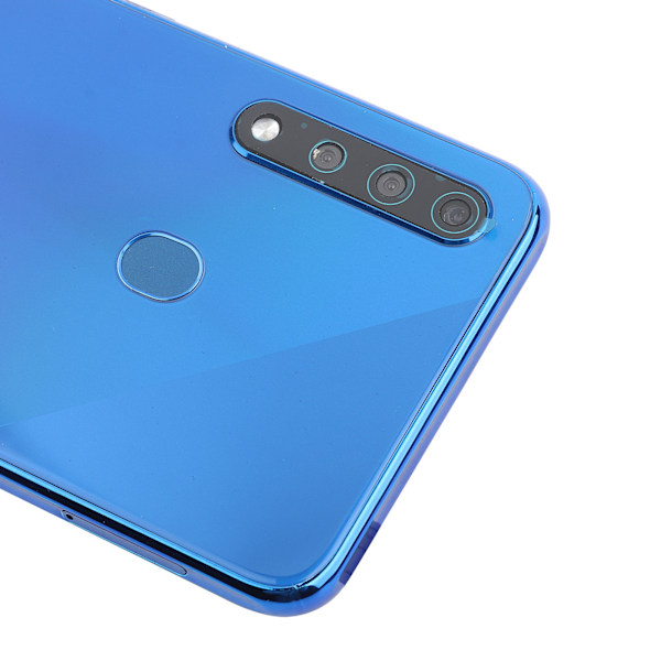 Nowa6pro Ansiktsigenkänning Fingeravtrycksupplåsning 6,5 tums Skärm 1440x3040 Dubbla Kort Dubbel Standby Smartphone 6+128G Blå 100‑240V