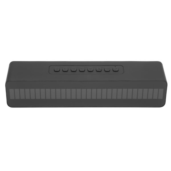 LED Bluetooth-högtalare Portabel Multifunktionell Trådlös Bluetooth 5.0 Subwoofer med Stor Batterikapacitet för Hemmet Svart