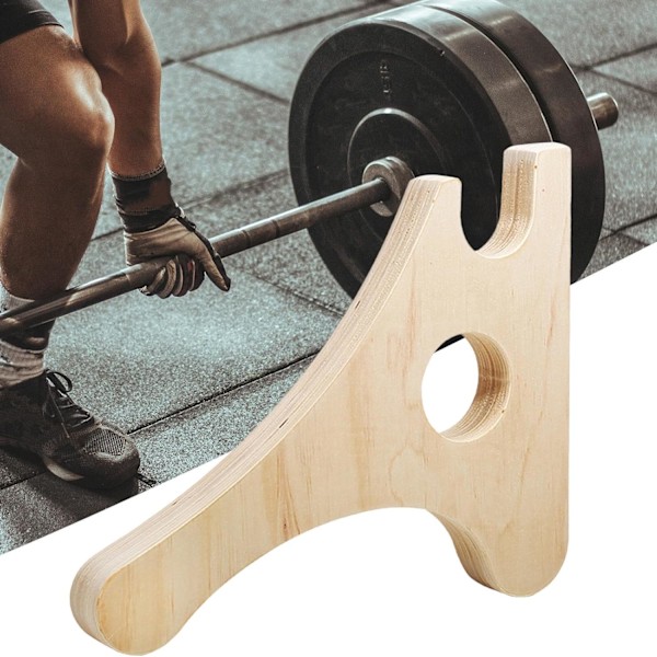 Trä Barbell Jack | Viktträningsutrustning för Knäböj och Marklyft