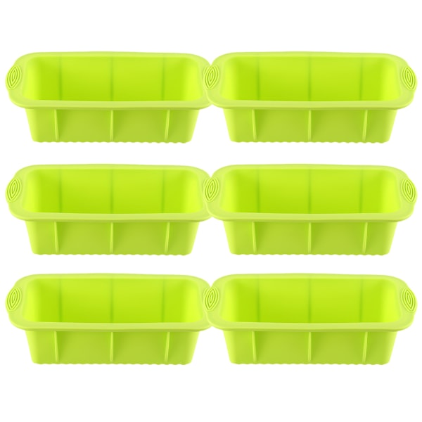 Isblockform för isbad, 6-pack 6,8 kg Stora Iskubformar, Silikon Isbad Isform Återanvändbara Atleter Kall Dyk Tillbehör Green