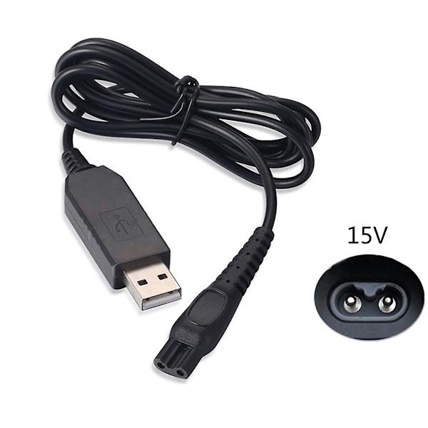 15V One Blade Rakapparat Laddare  Norelco Oneblade Qp6510 Qp6520 Qp6530 Qp6550 Usb Till Dc 15V Strömadapter