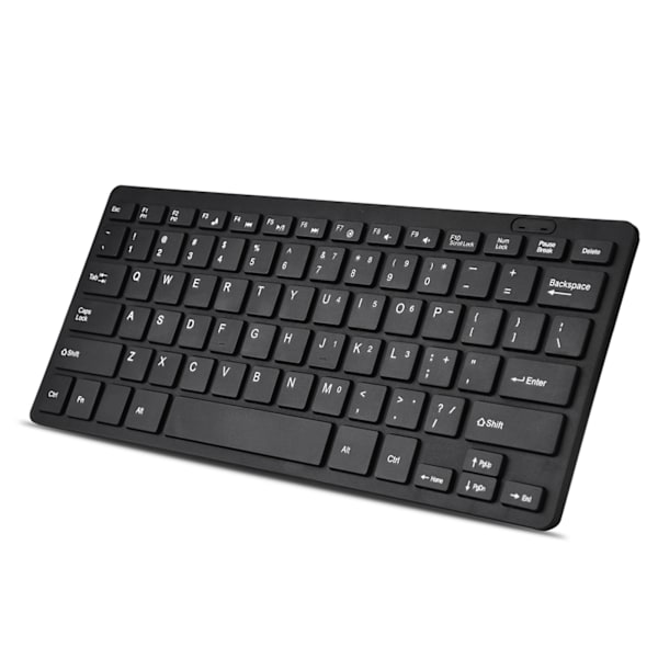 Trådlöst Bluetooth-tangentbord, Mini bärbart tangentbord med enkel växling mellan enheter, Slimmad design för bekväm skrivning och resor