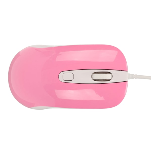 Trådbunden Gamingmus RGB Bakgrundsbelyst 3500DPI 4 Knappar Ergonomisk Design Trådbunden Datormus Rosa