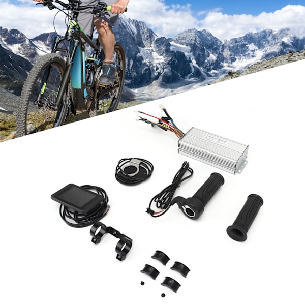 Elcykel Konverteringskit, Elektrisk Scooter Kontroller Kit med 36V 48V 1000W Borstlös Motor Kontroller, Sinusvåg Kontroller för Elcyklar &