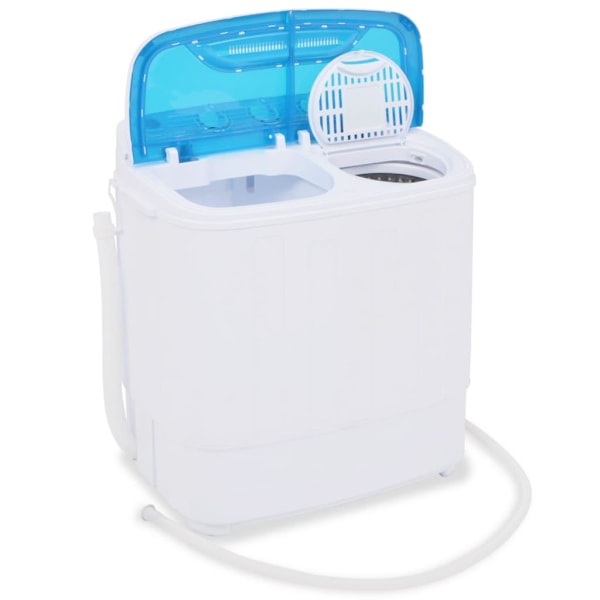 vidaXL Minitvättmaskin med dubbla trummor 5,6 kg multicolor