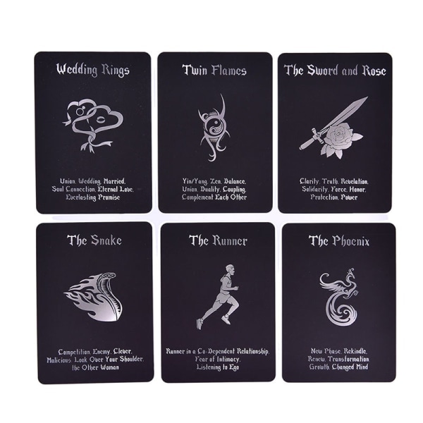 54 Island Time Wellness Oracle Cards Tarotkort Divination 1PC