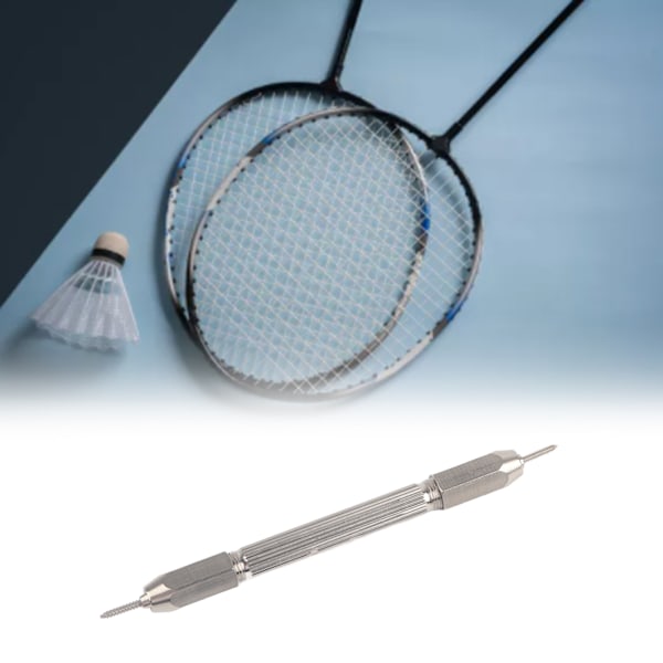 Precisionsverktyg för spik till racketunderhåll, mångsidigt verktyg med dubbla huvuden för badmintonracketspiksättare, enkel användning vid underhåll av sportutrustning