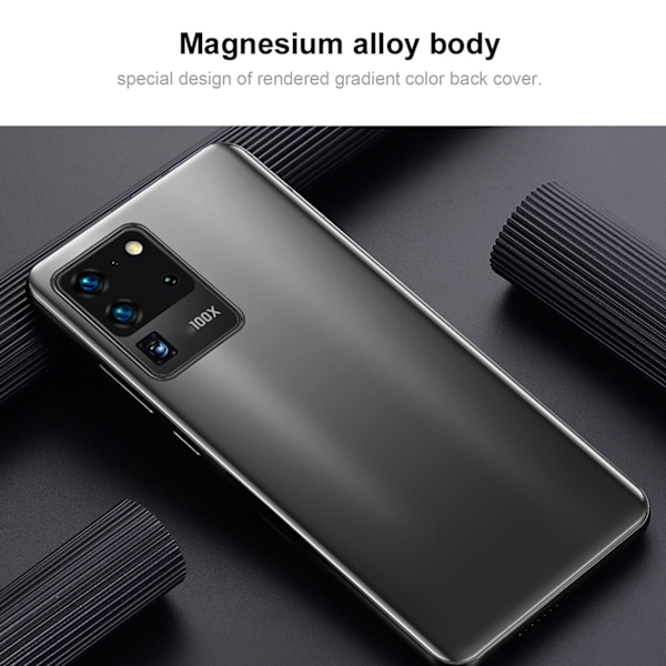 S21U Ansiktsigenkänning 6.26in Fullskärm Dubbla Kort Dubbel Standby Smartphone 1+8G 100‑240V Grå med Minneskort UK