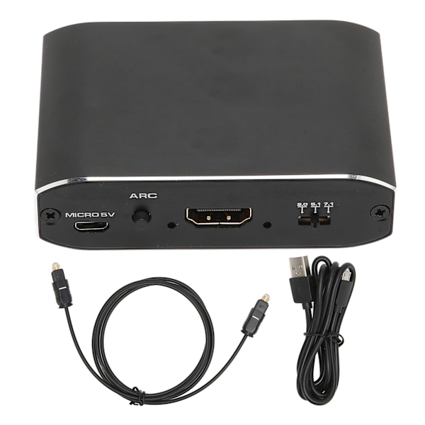 HD Multimedia Interface Ljudextraherare 4K Vid 60Hz 3 Utgångar Stöd ARC Ljudomvandlare Adapter för Xbox TV PC