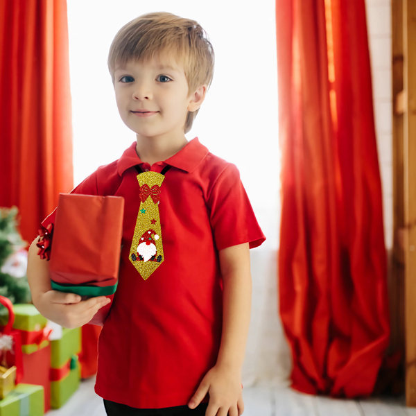 Julslips Maskerad Festliga Teman Halsduk för Maskerad Åldrar 3-10 År Temafester Barn Style 1