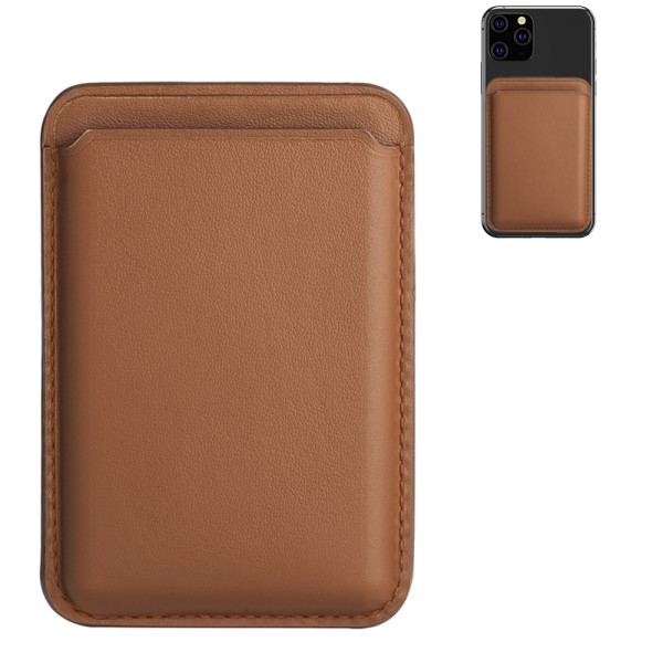 1 st Magnetisk plånbok för Apple Magsafe, mobiltelefonkorthållare i stretchigt tyg för baksidan av telefonen som telefonplånbok Stick On för iPhone 12-serien