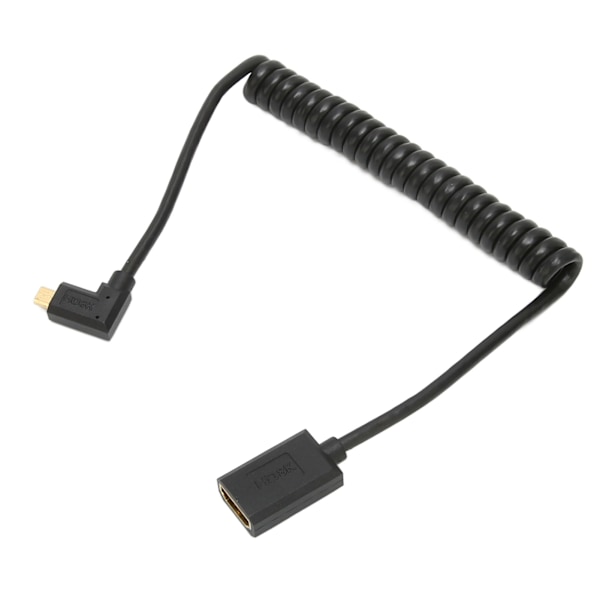 HD Multimedia Interface-kabel Micro till Hona UHD 8K 60Hz 4K 120Hz 48Gbps Spiral HD-videosladd för Kamera Surfplatta