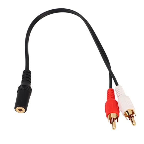 Anpassningsbar Hemmabio-kabel, Hona Till Hane Stereo Ljudkabel, Guldpläterade Kontakter Syrefria Kopparledare För Sömlös Signal,