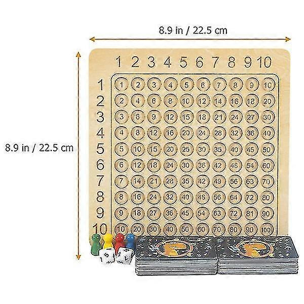 Brädspel Multiplikationsspel Träspelet Utbildande Matematik Brädspel (FMY)