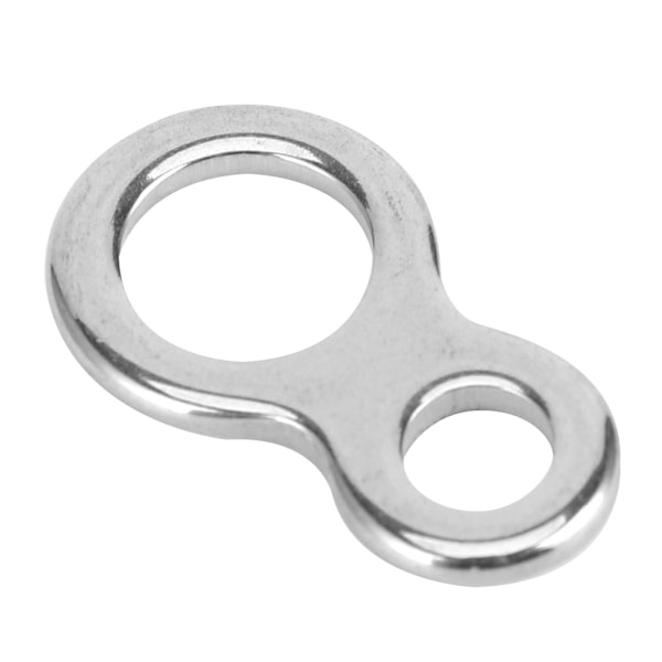 Fiskeutrustning, Solida fiskeringar i rostfritt stål för tung användning, hållbara och rostfria åttaformade jiggingringar, slät yta säkerställer lina