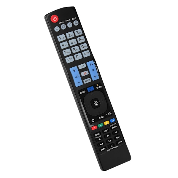 Passar Lg Led Lcd Hd Tv, Ersättningsfjärrkontroll för Lg 3D Smart Lcd Led Tv, Vackert Utseende Bekväm Handkänsla, Stora Knappar Lätt Att