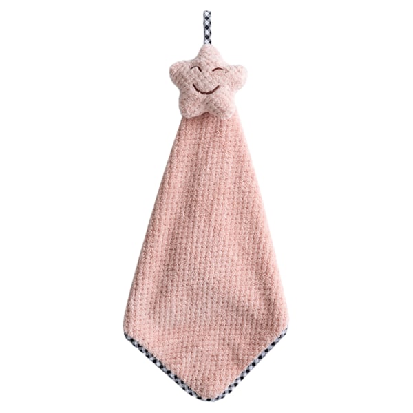 Små handdukar med hängslinga Handtorka handdukar-rosa