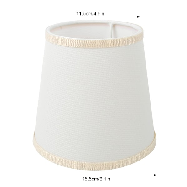 Elegant Dekorativ Lampskärm, Handgjord Hållbar Design Clip-On Lampskärm För Vardagsrum Och Matsal Dekoration, Lämplig För E14 Lamphållare