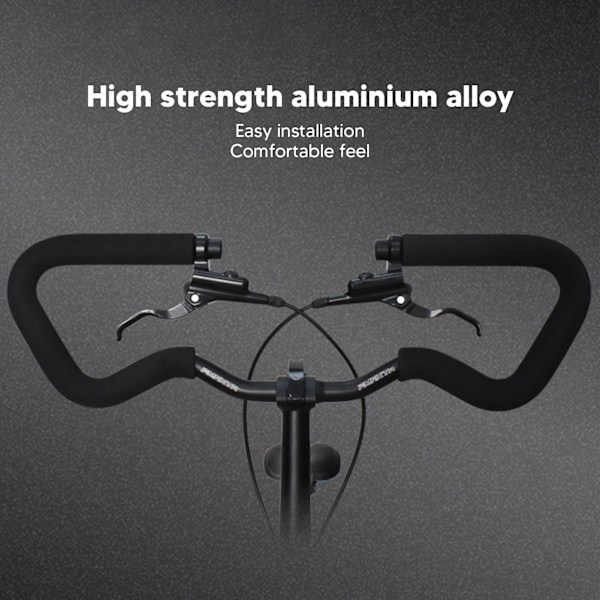 Butterfly-styre, mountainbiketillbehör med ergonomisk design för långdistanscykling, aluminiumlegeringskonstruktion säkerställer hållbarhet och